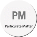 PM (Particulate Matter) : 粒子状物質